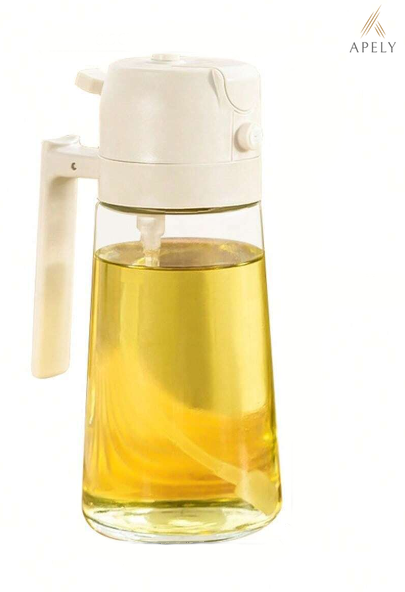 2-In-1 Oil Spray Bottle Multifunction Glass